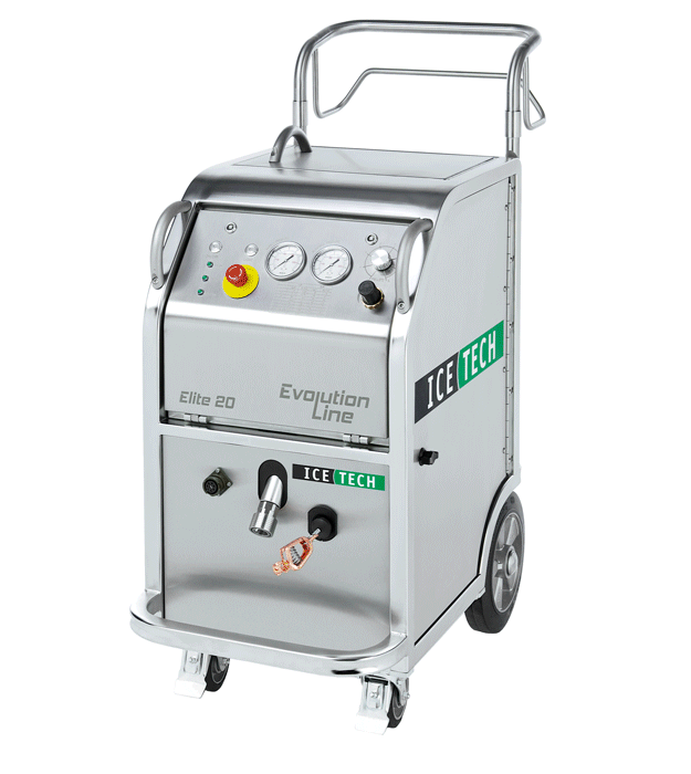 High Pressure Cleaning Dry Ice Cleaner Stainless Steel Dry Ice Blasting  Machine